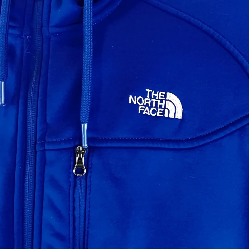 The North Face Hoodie Jacket Sweatshirt Interior Fleece Blue Sz S